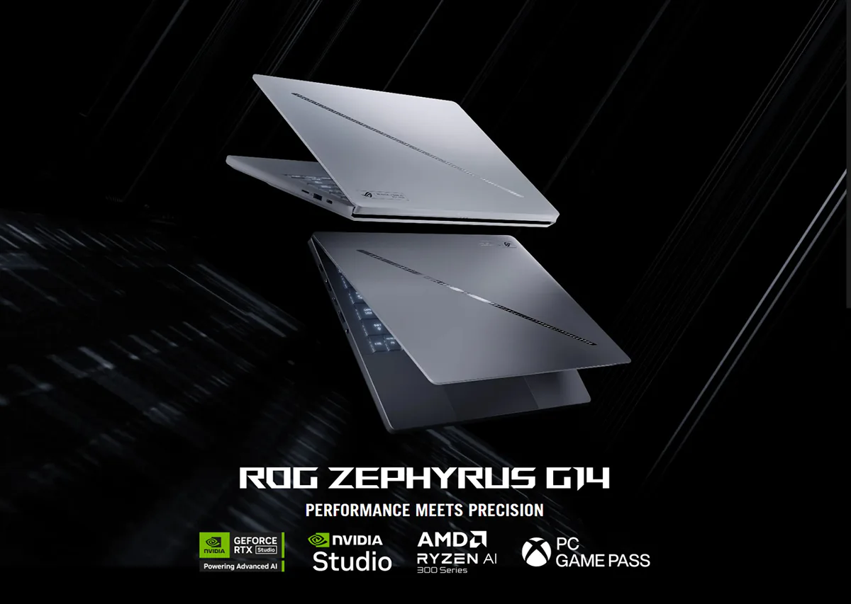 ASUS ROG Zephyrus G14 GA403WP-QS039W Ryzen AI 9 HX 370 32GB RAM 1TB SSD RTX 5070 Graphics 14" 3K OLED Display Gaming Laptop Price in BD